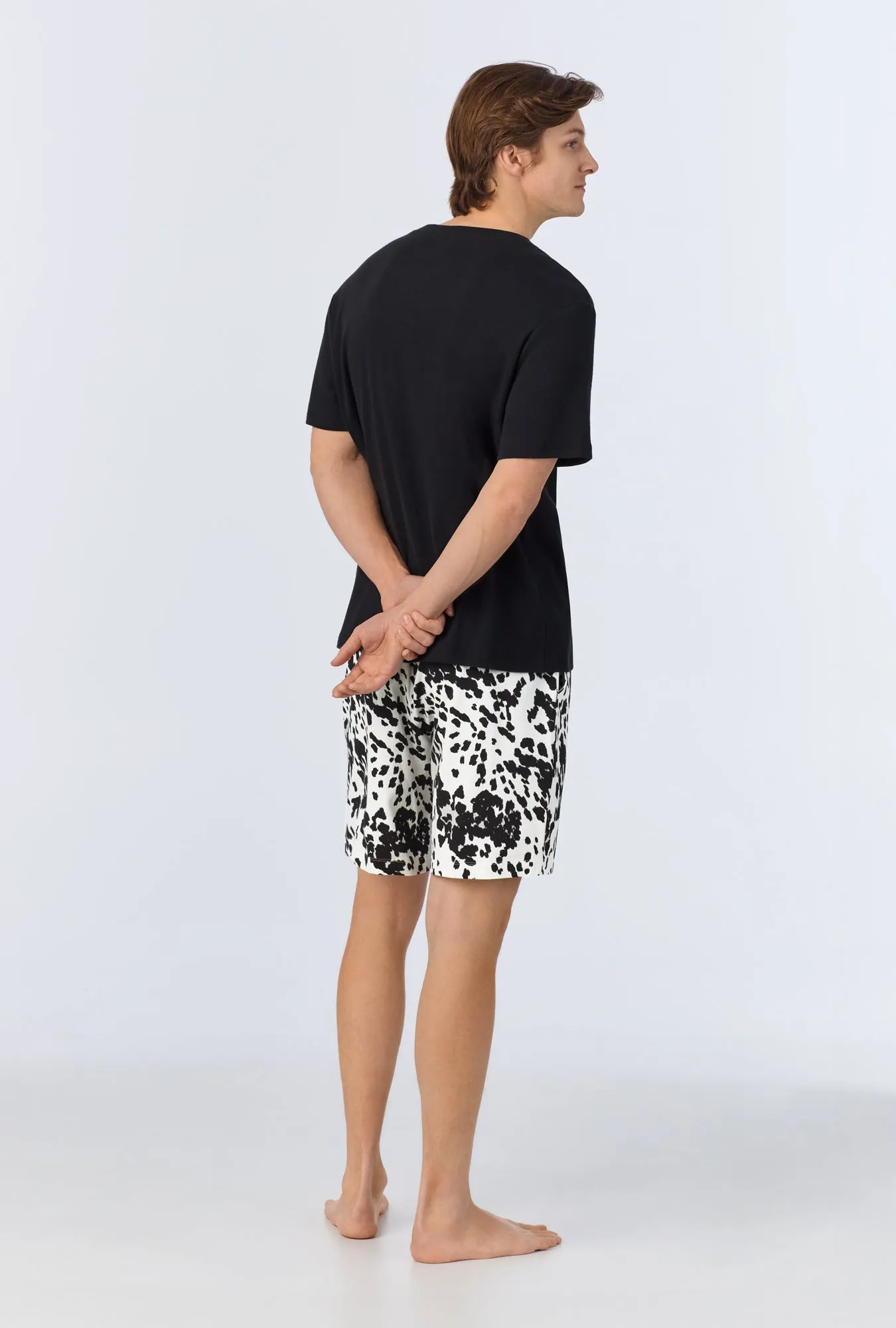 Wild Pony Men's Short Sleeve Henley Stretch Jersey Boxer PJ Set sold by BedHead product image thumbnail 4