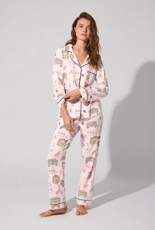 Swan Lake Long Sleeve Classic Stretch Jersey PJ Set sold by BedHead