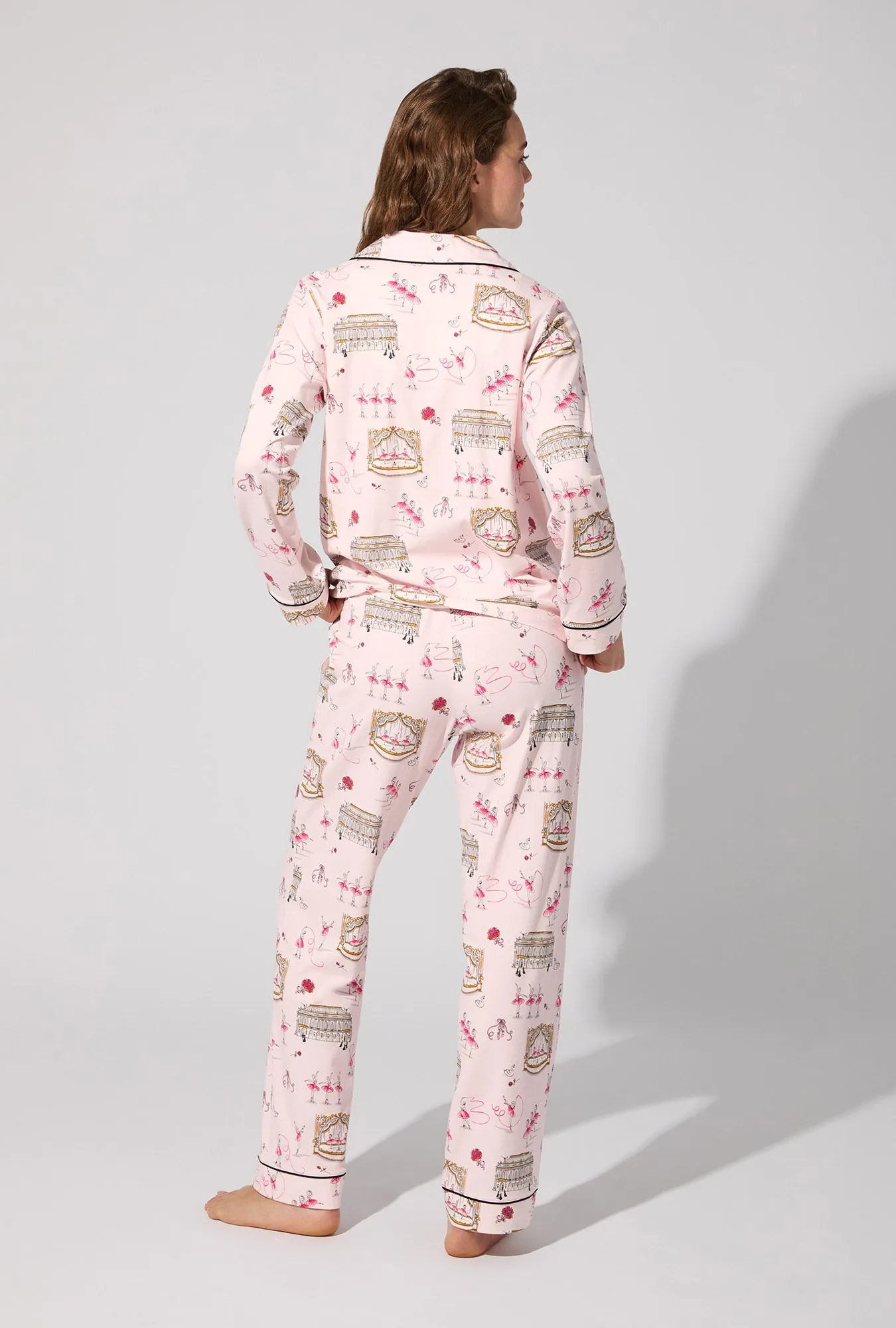 Swan Lake Long Sleeve Classic Stretch Jersey PJ Set sold by BedHead product image thumbnail 4