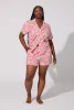 Pink Magnolias Short Sleeve Classic Shorty Stretch Jersey PJ Set sold by BedHead