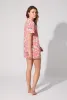 Pink Magnolias Short Sleeve Classic Shorty Stretch Jersey PJ Set sold by BedHead