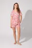 Pink Magnolias Short Sleeve Classic Shorty Stretch Jersey PJ Set sold by BedHead