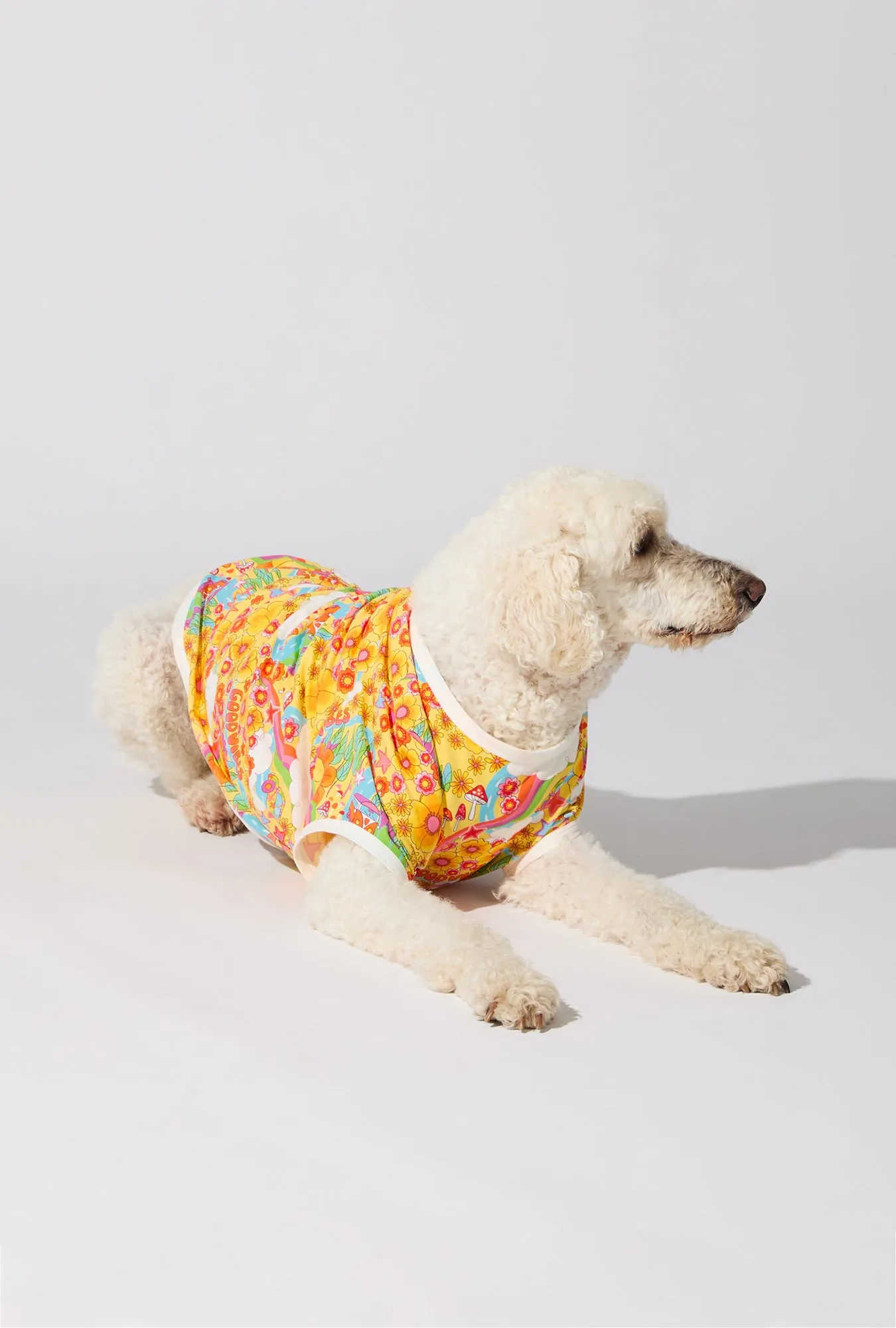 Good Vibes Stretch Jersey Dog Pajama sold by BedHead product image thumbnail 2