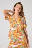 Good Vibes Short Sleeve Classic Stretch Jersey Cropped PJ Set sold by BedHead