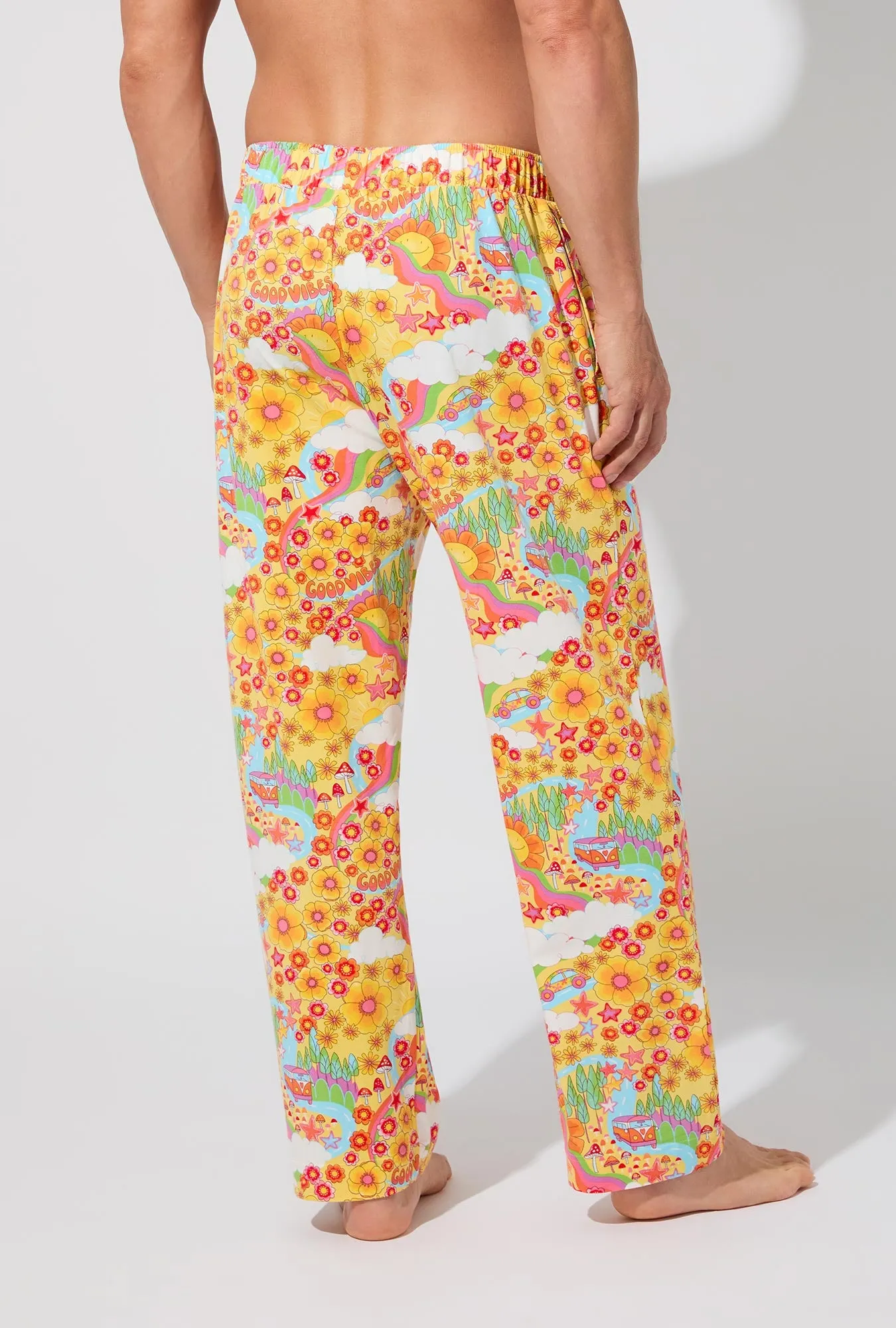 Good Vibes Men's Stretch Jersey PJ Pant sold by BedHead product image thumbnail 3