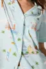 City By The Bay Short Sleeve Classic Shorty Stretch Jersey PJ Set sold by BedHead