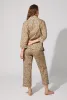 Theodore Manor 3/4 Sleeve Classic Woven Tana Lawn® Cropped PJ set Made With Liberty Fabric sold by BedHead