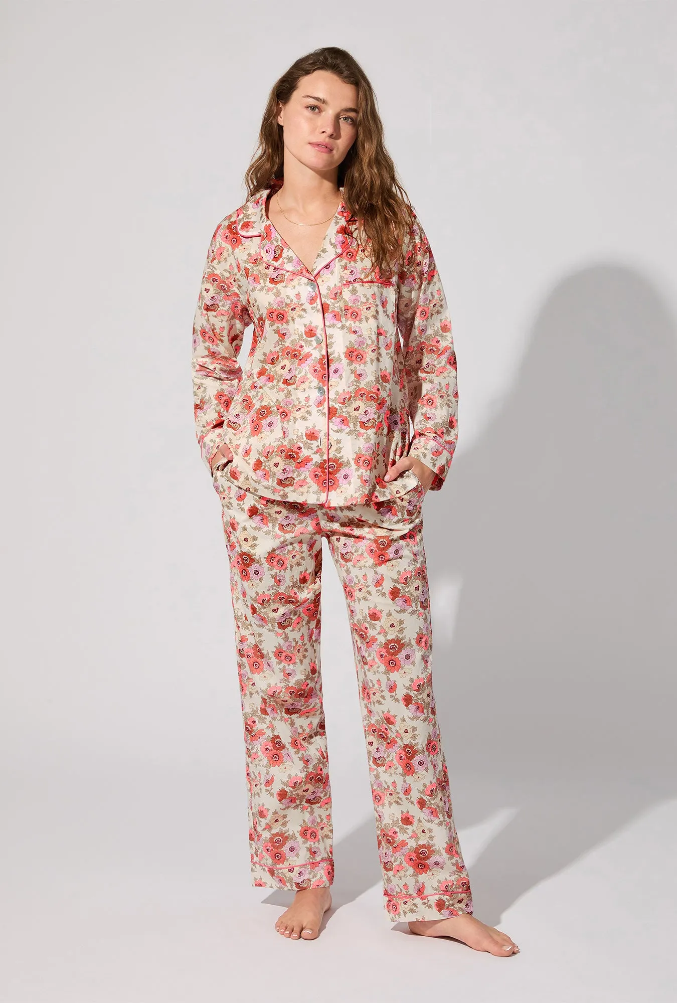 Madeleine Long Sleeve Classic Woven Tana Lawn® PJ Set Made With Liberty Fabric sold by BedHead product image thumbnail 2