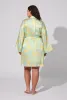 Royal Roses Woven Washable Silk Satin Robe sold by BedHead
