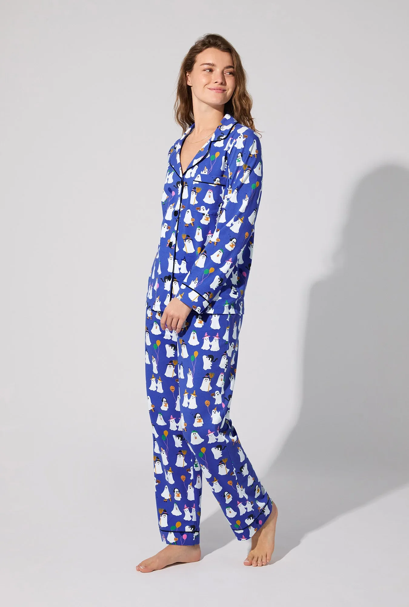 That’s The Spirit Long Sleeve Classic Stretch Jersey PJ Set sold by BedHead product image thumbnail 3