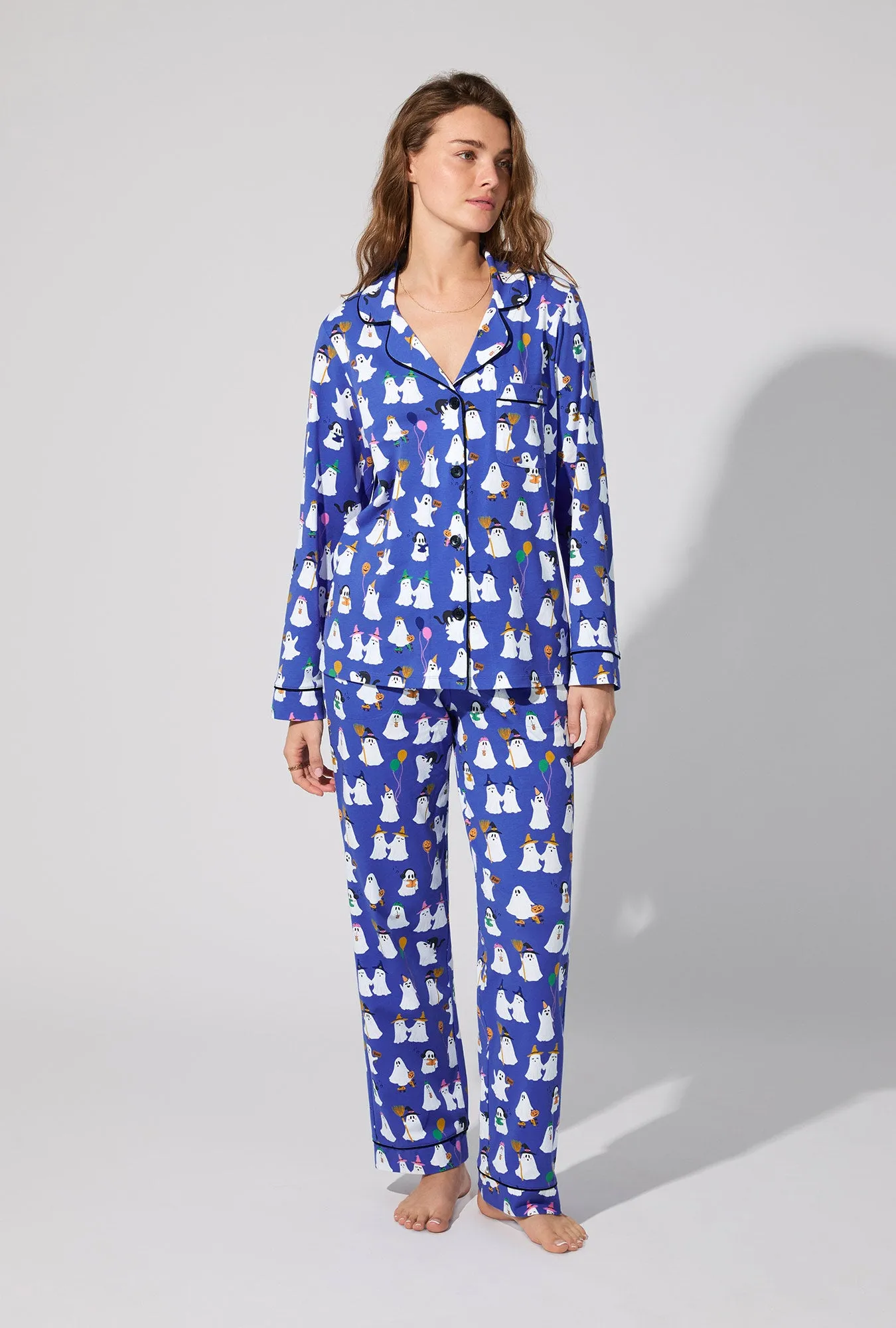 That’s The Spirit Long Sleeve Classic Stretch Jersey PJ Set sold by BedHead product image thumbnail 2