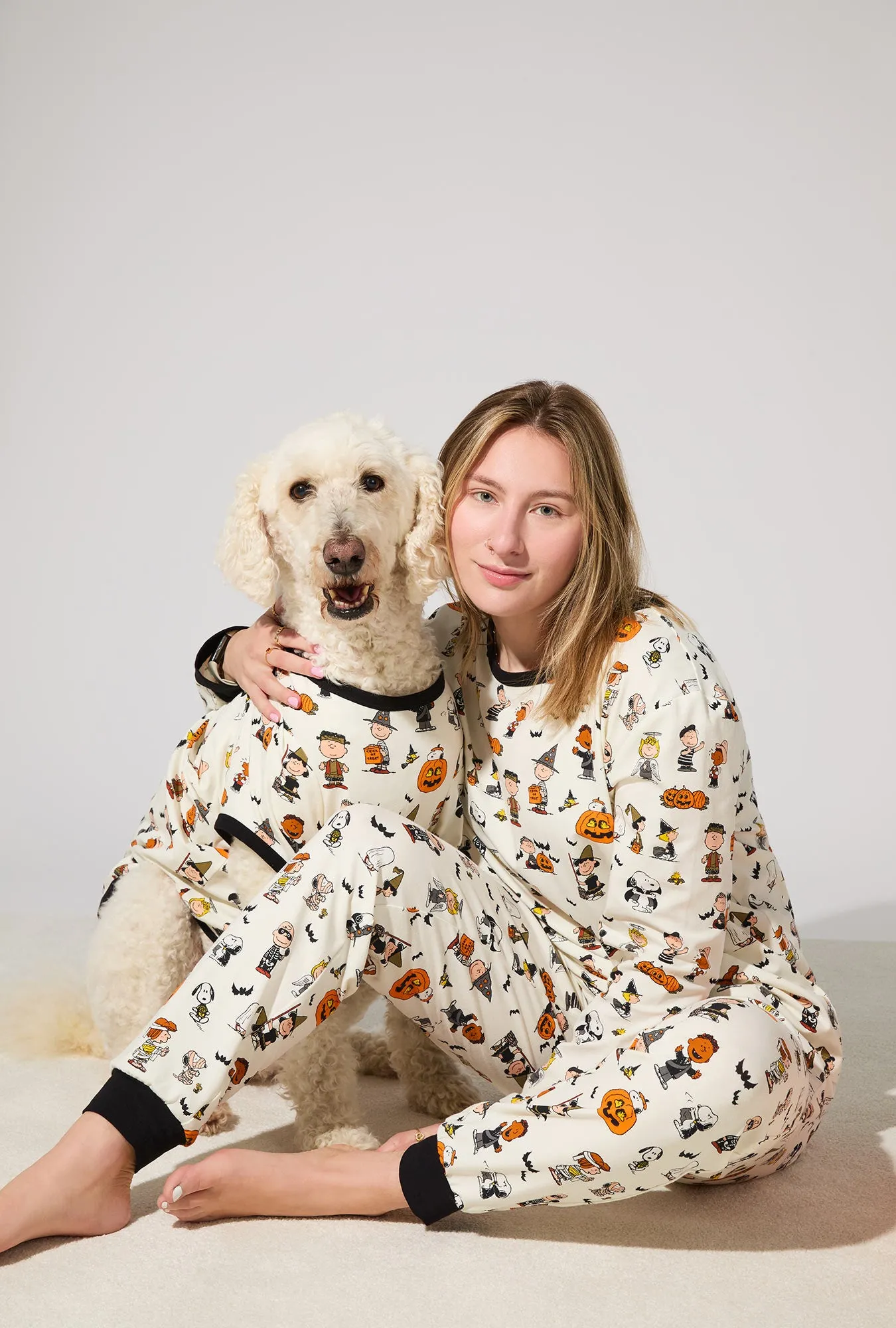 Peanuts® Snoopy's Halloween Stretch Jersey Dog Pajama sold by BedHead product image thumbnail 4
