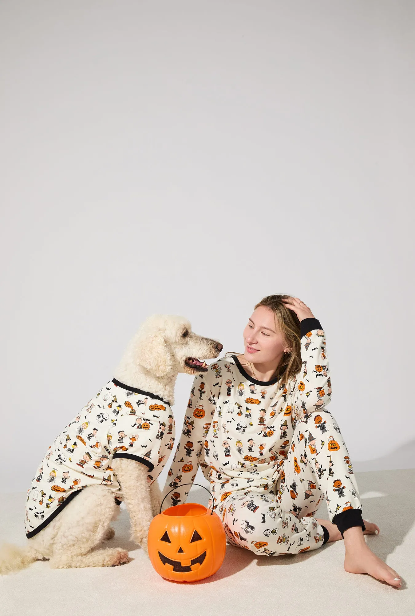 Peanuts® Snoopy's Halloween Stretch Jersey Dog Pajama sold by BedHead product image thumbnail 3