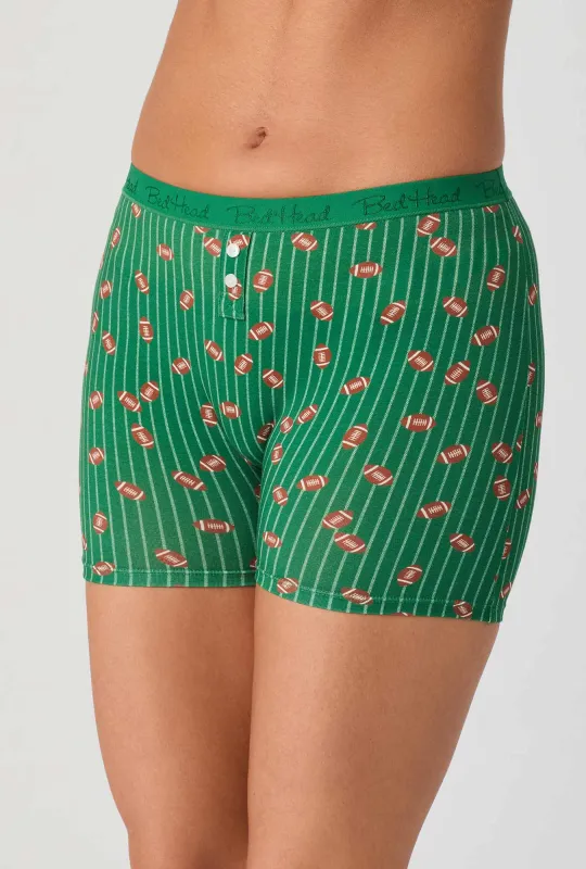 Game On Stretch Jersey Boxer Short sold by BedHead