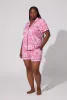 Paw-fectly Pink Short Sleeve Classic Shorty Stretch Jersey PJ Set sold by BedHead