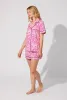Paw-fectly Pink Short Sleeve Classic Shorty Stretch Jersey PJ Set sold by BedHead