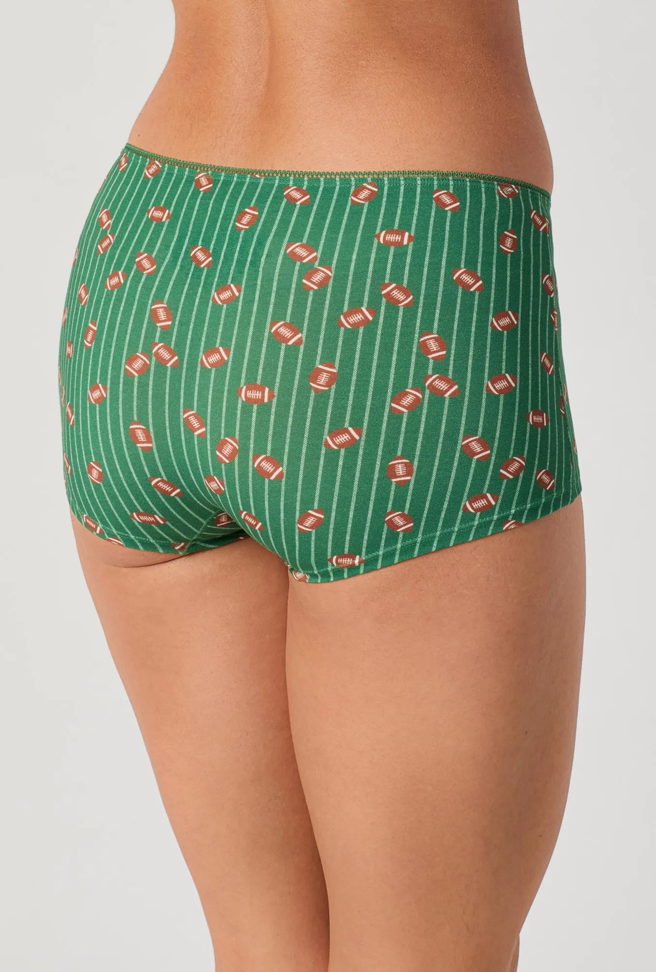 Game On Stretch Jersey Boyshort Underwear sold by BedHead product image thumbnail 5