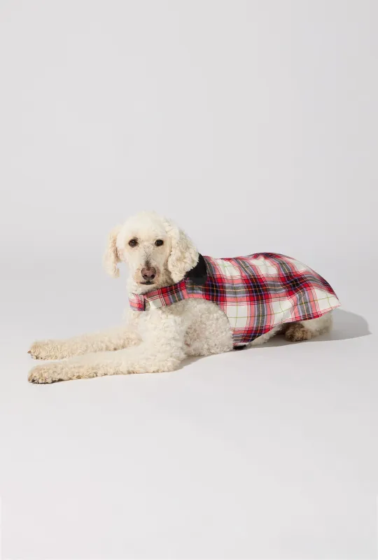 Equestrian Plaid Cotton Jersey Lined Woven Portuguese Flannel Dog Pajama sold by BedHead