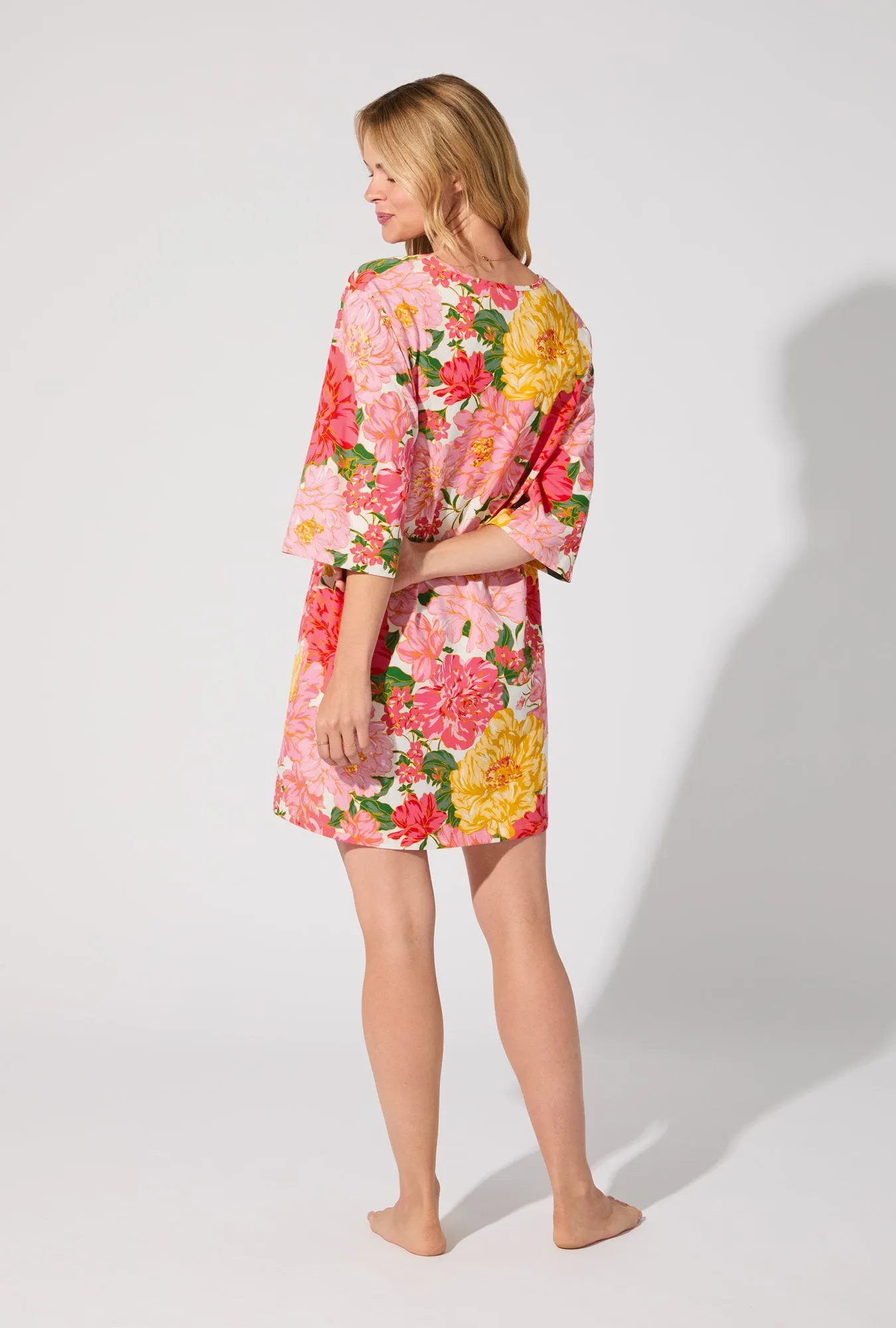 Garden Fresh V-neck Stretch Jersey Sleep Dress sold by BedHead product image thumbnail 3