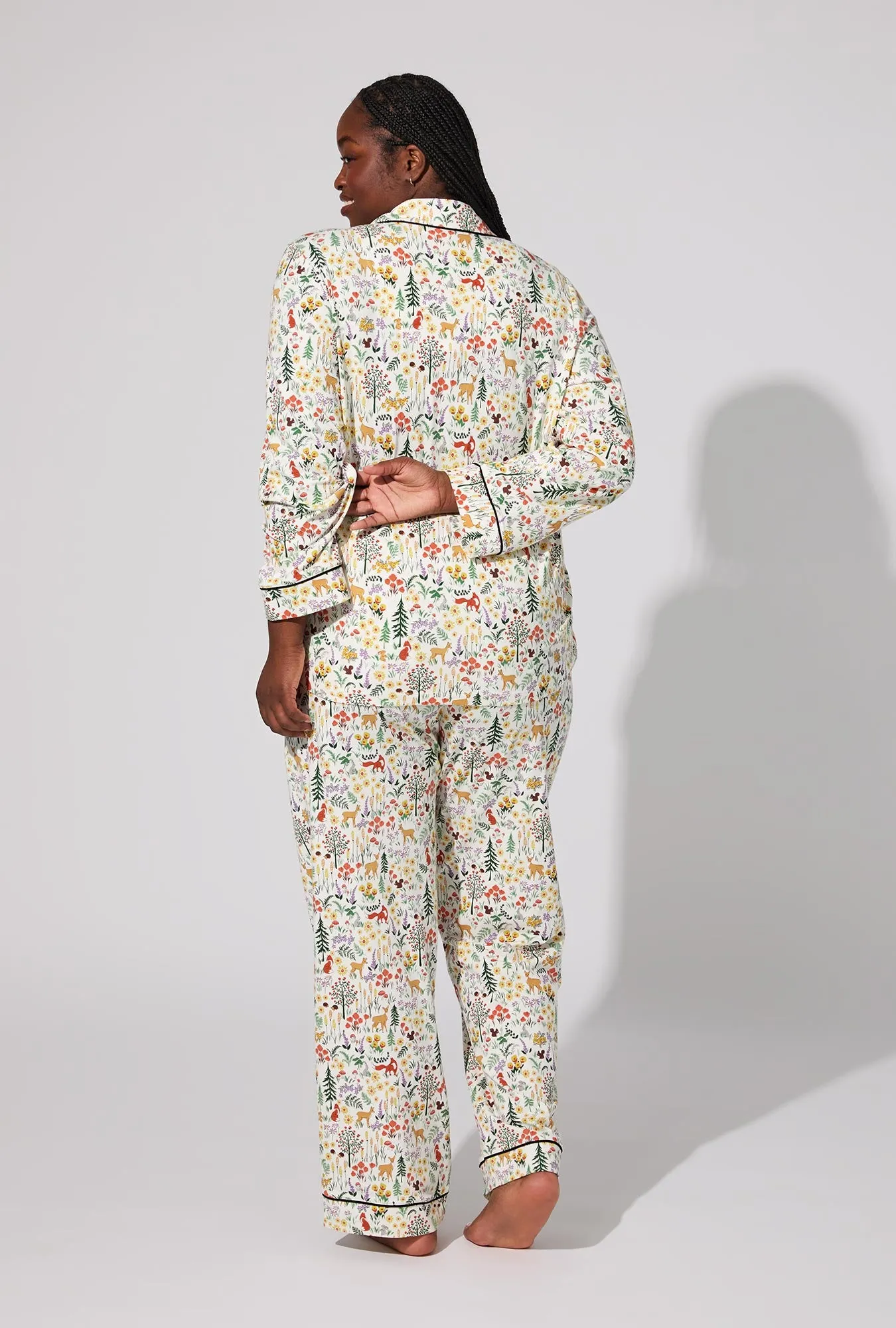 Forest Trails Long Sleeve Classic Stretch Jersey PJ Set sold by BedHead product image thumbnail 5