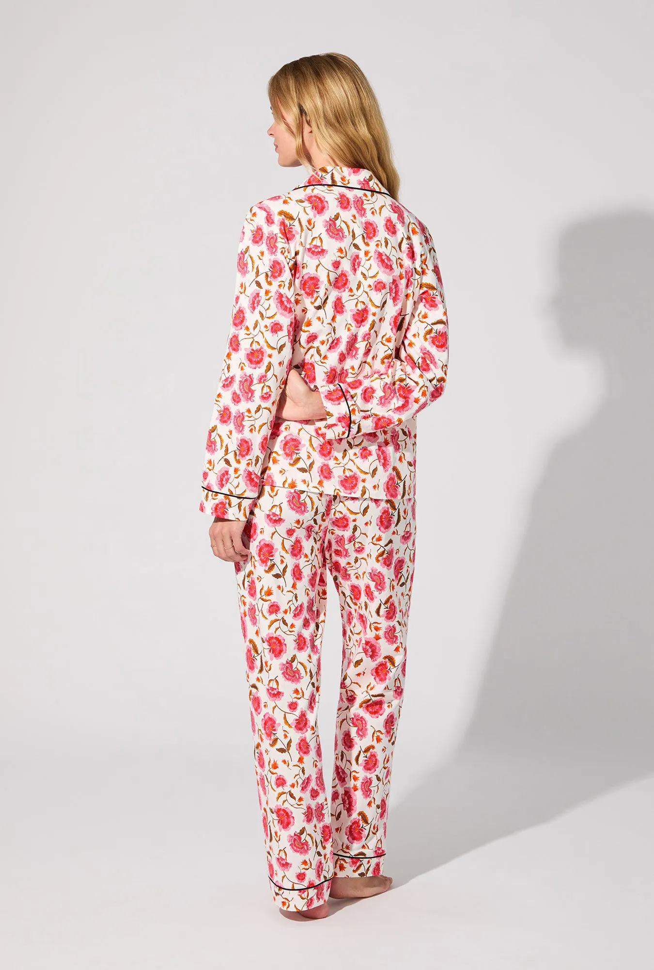 Fantasia Floral Long Sleeve Classic Stretch Jersey PJ Set sold by BedHead product image thumbnail 3
