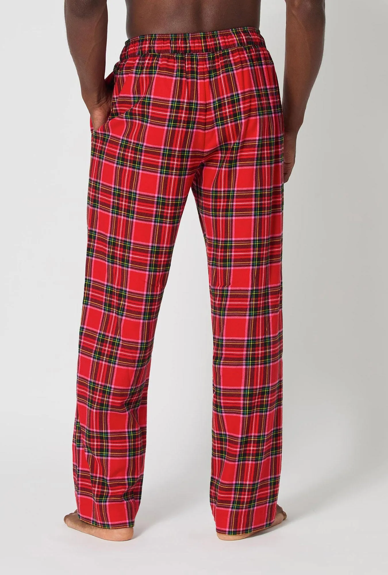 BedHead X Mr. Turk Christmas Plaid Men's Woven Portuguese Flannel PJ Pant sold by BedHead product image thumbnail 3
