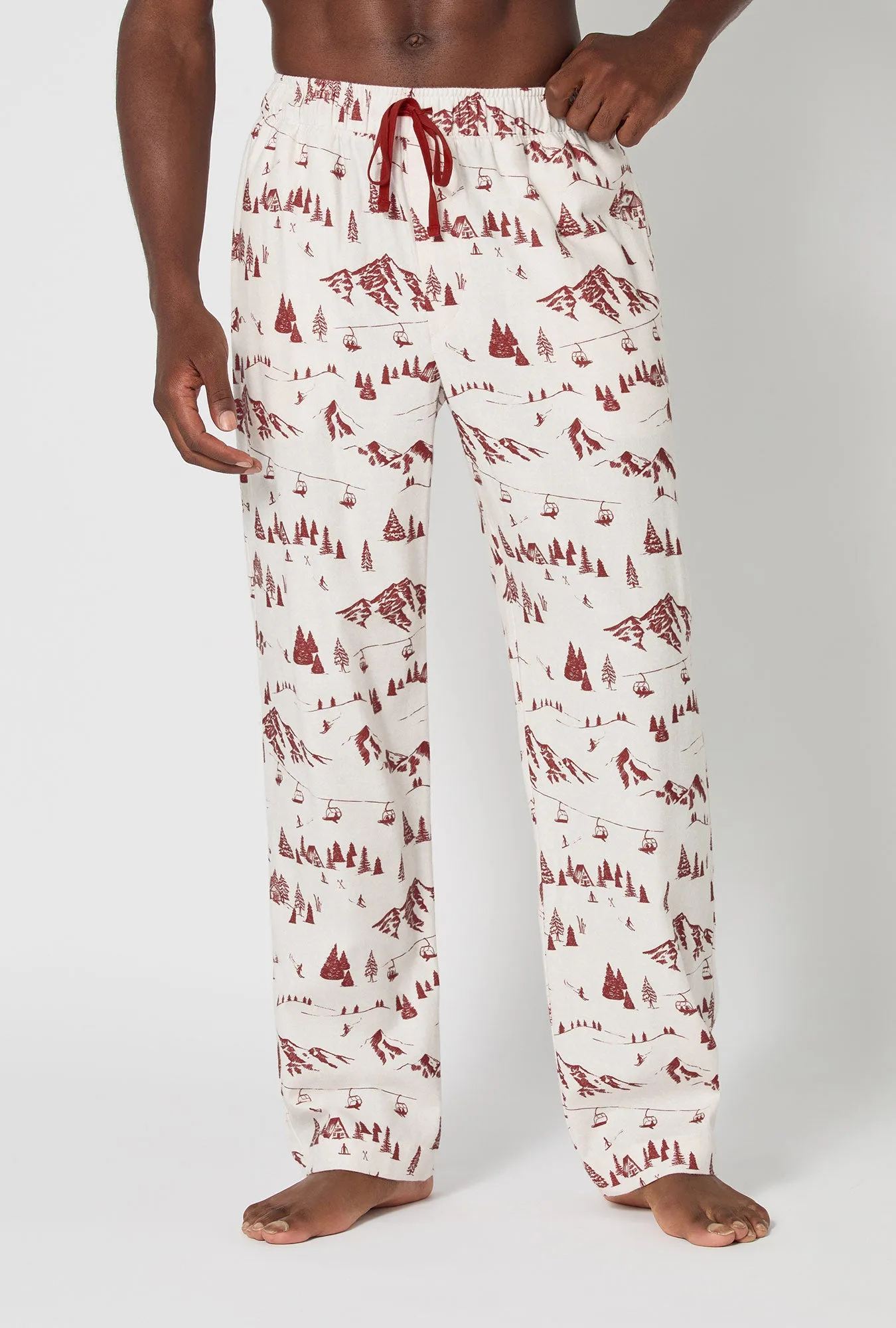 Alpine Toile Men's Woven Portuguese Flannel PJ Pant sold by BedHead