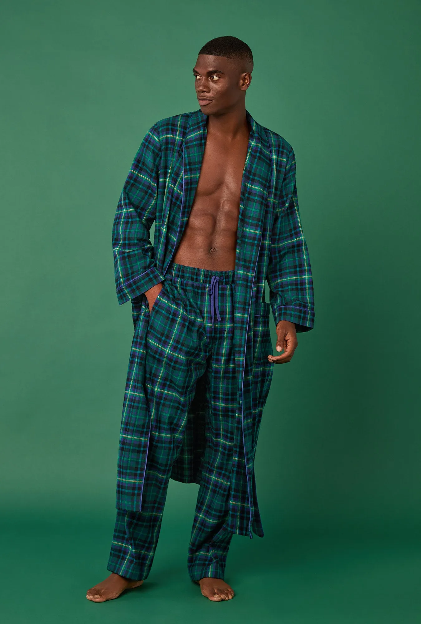Walden Plaid Men's Woven Portuguese Flannel PJ Pant sold by BedHead