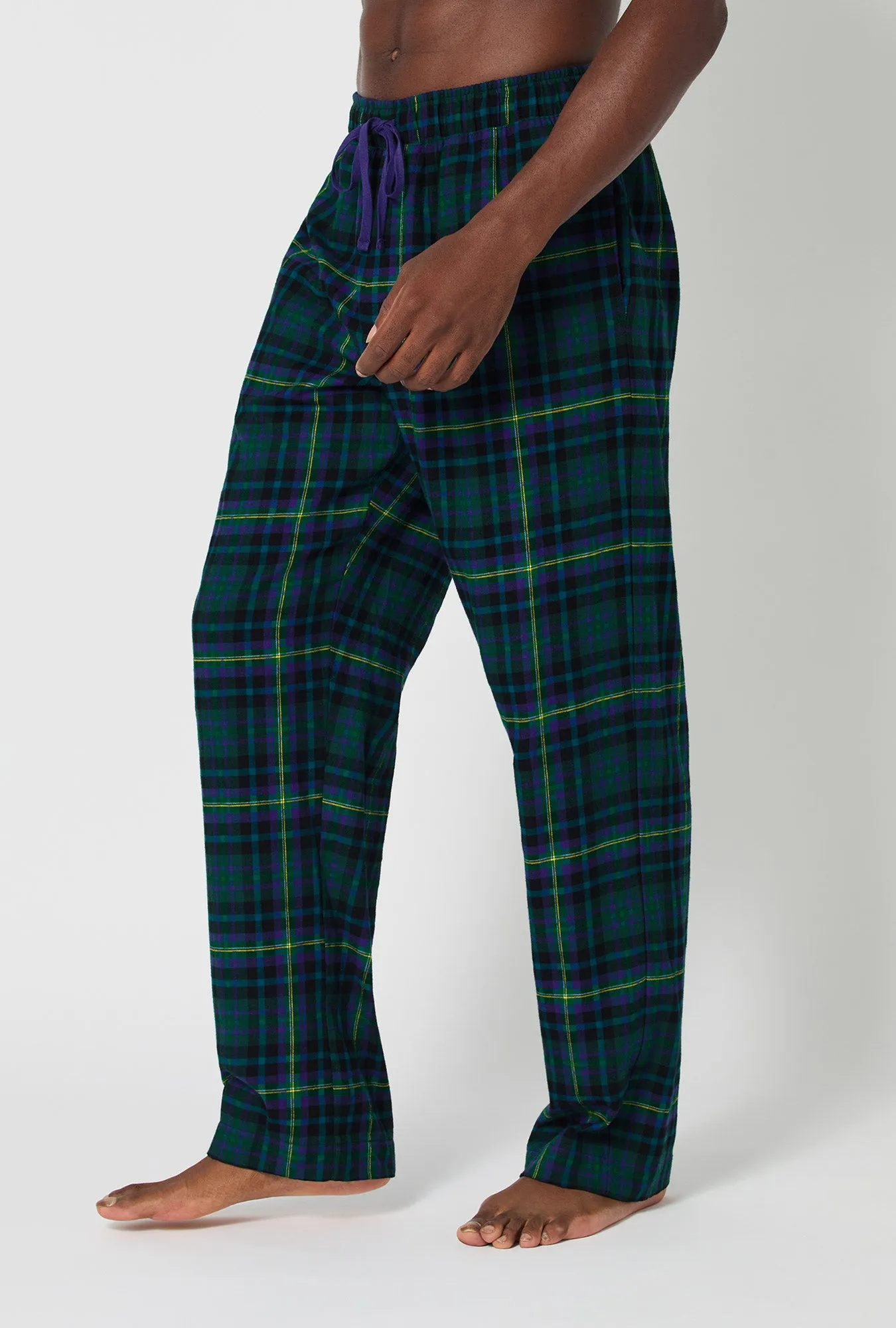 Walden Plaid Men's Woven Portuguese Flannel PJ Pant sold by BedHead product image thumbnail 3