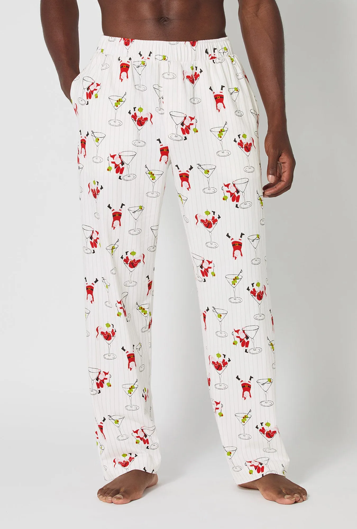Tipsy Santa Men's Stretch Jersey Pj Pant sold by BedHead