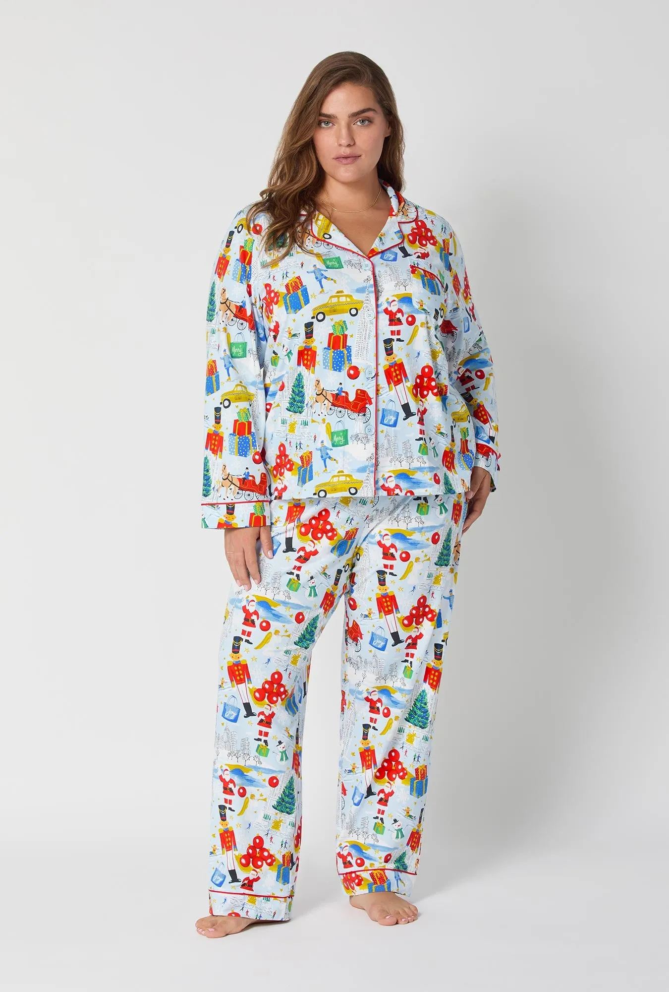 A City Christmas Long Sleeve Classic Stretch Jersey Pj Set sold by BedHead product image thumbnail 5