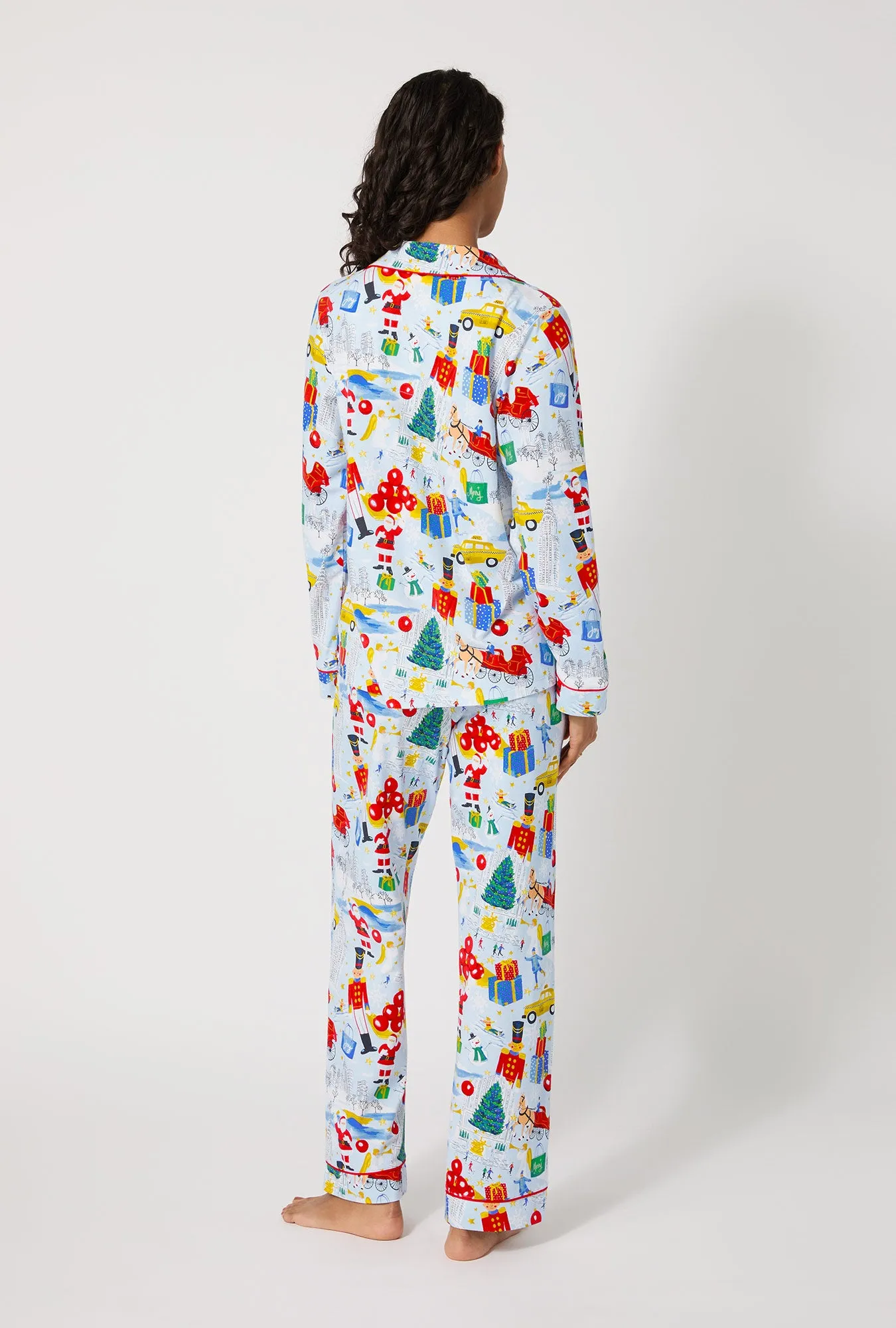 A City Christmas Long Sleeve Classic Stretch Jersey Pj Set sold by BedHead product image thumbnail 4