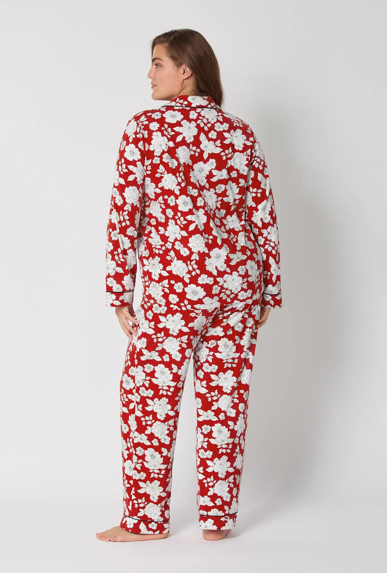 Floral Charm Long Sleeve Classic Stretch Jersey Pj Set sold by BedHead product image thumbnail 5