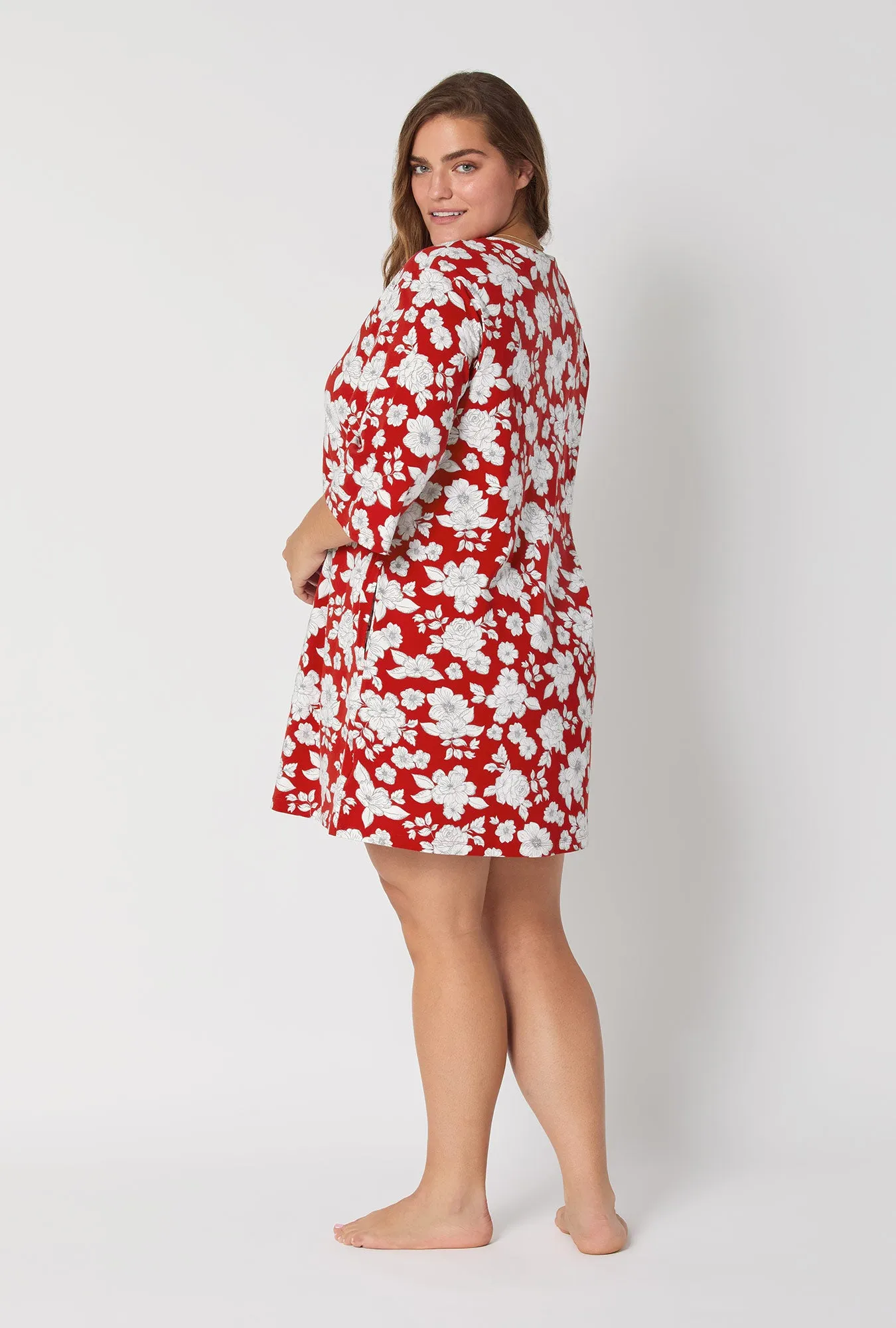 Floral Charm Stretch Jersey Sleep Dress sold by BedHead product image thumbnail 5