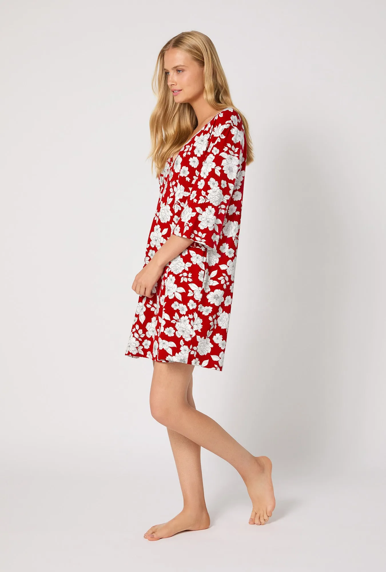 Floral Charm Stretch Jersey Sleep Dress sold by BedHead product image thumbnail 2