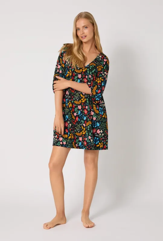Winter Blooms Stretch Jersey Sleep Dress sold by BedHead
