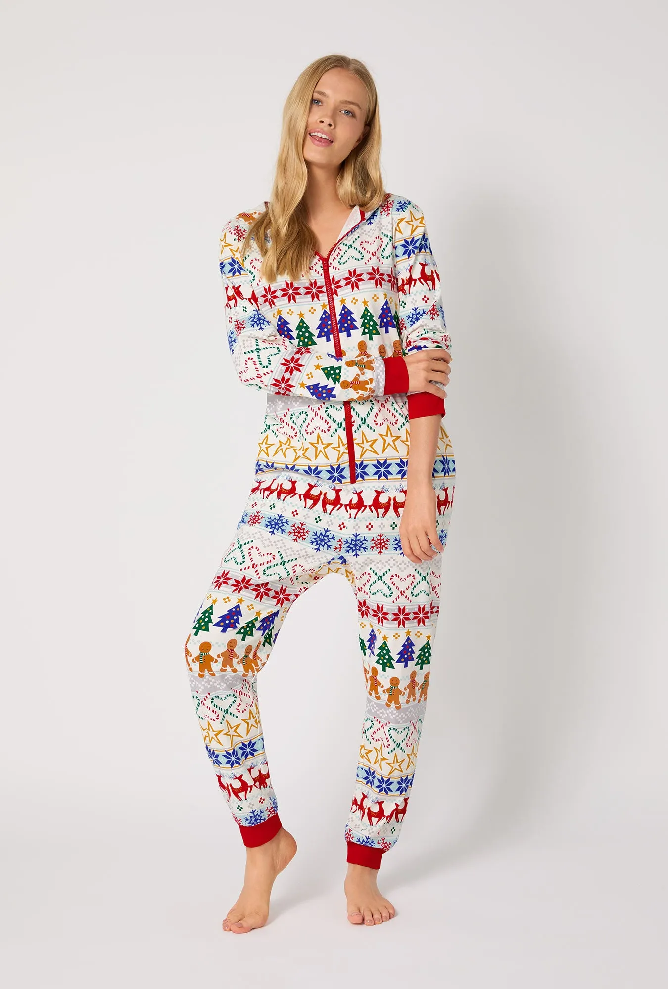 Deck The Halls Long Sleeve Stretch Jersey Unisex Onesie sold by BedHead product image thumbnail 5