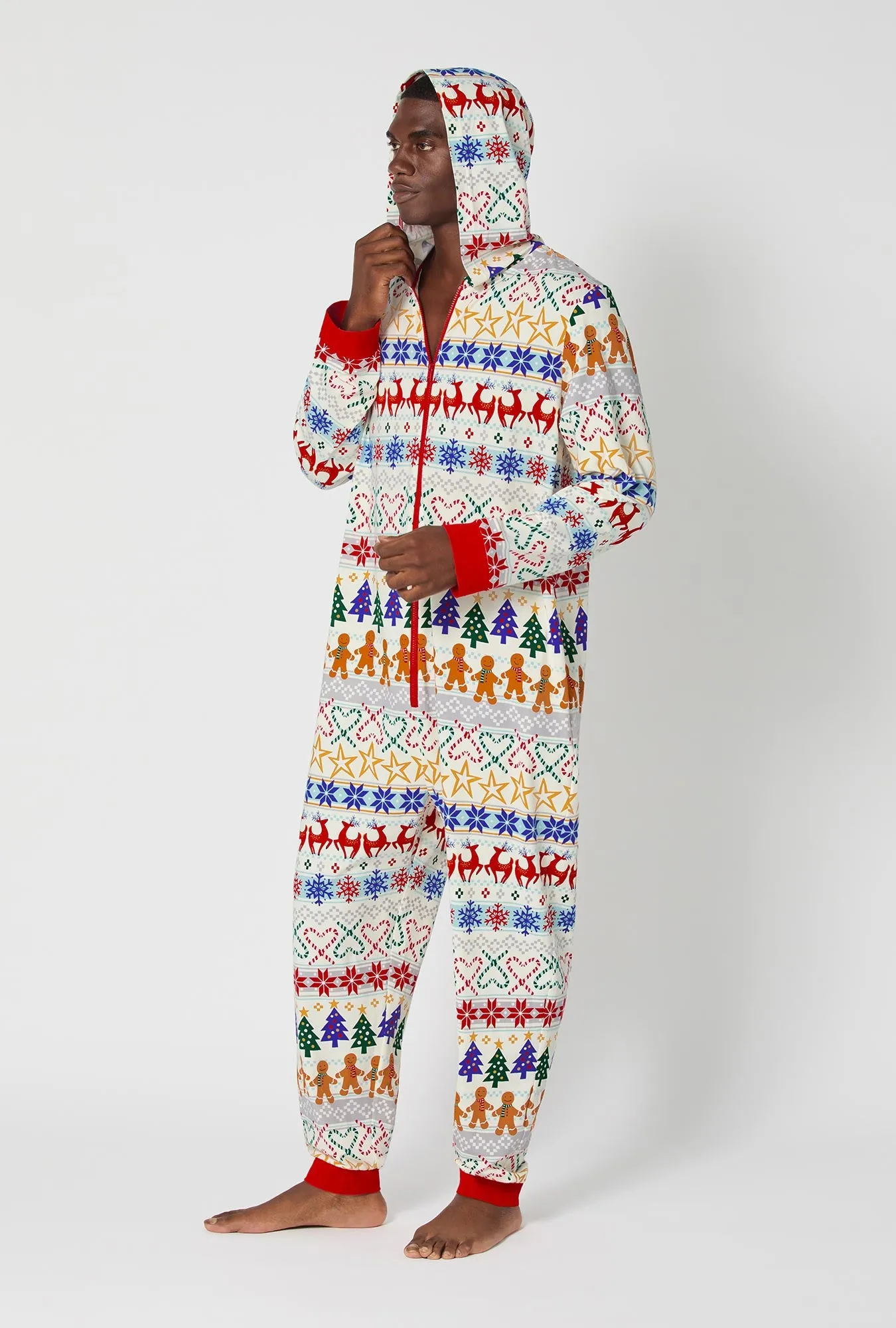 Deck The Halls Long Sleeve Stretch Jersey Unisex Onesie sold by BedHead product image thumbnail 2