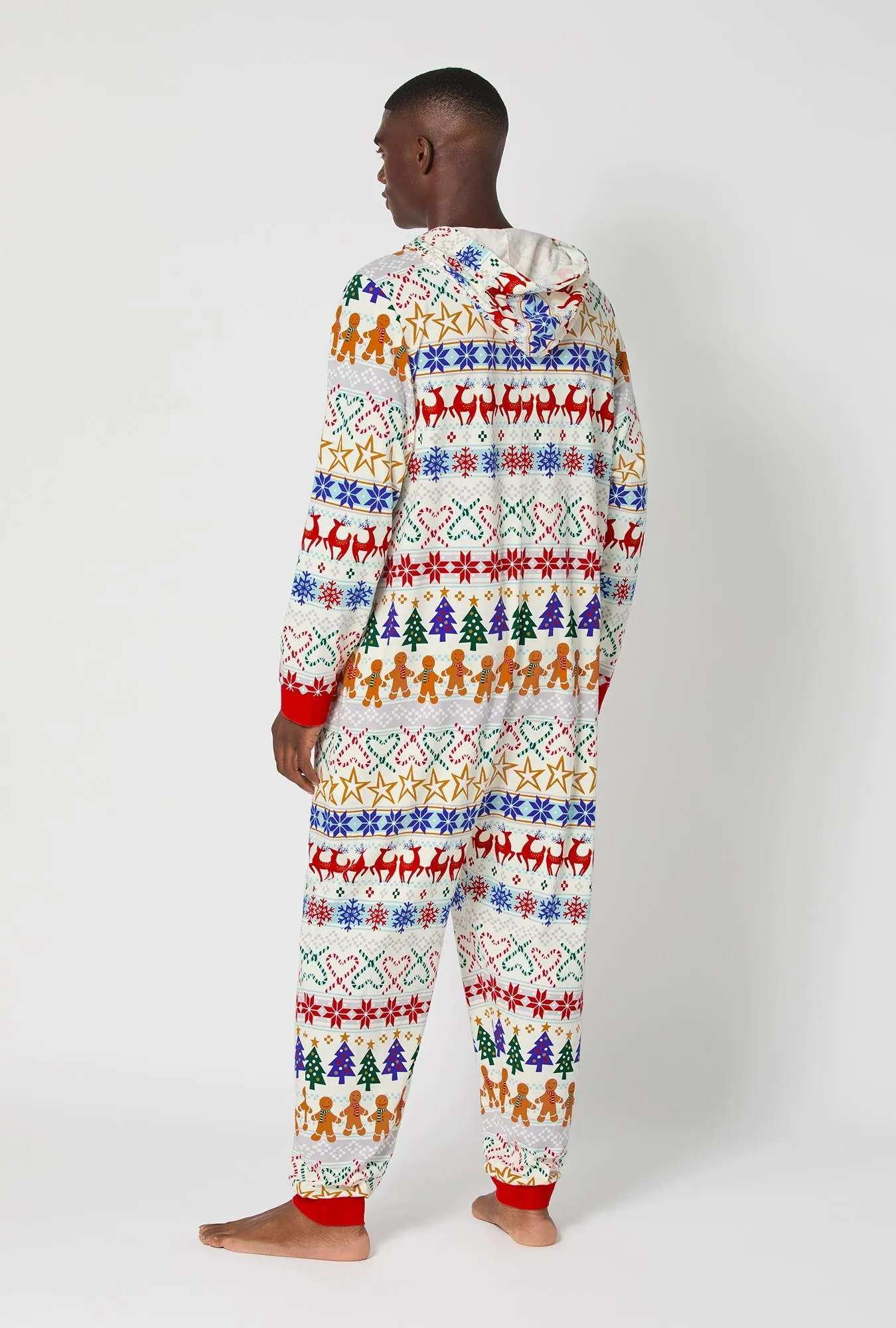 Deck The Halls Long Sleeve Stretch Jersey Unisex Onesie sold by BedHead product image thumbnail 3