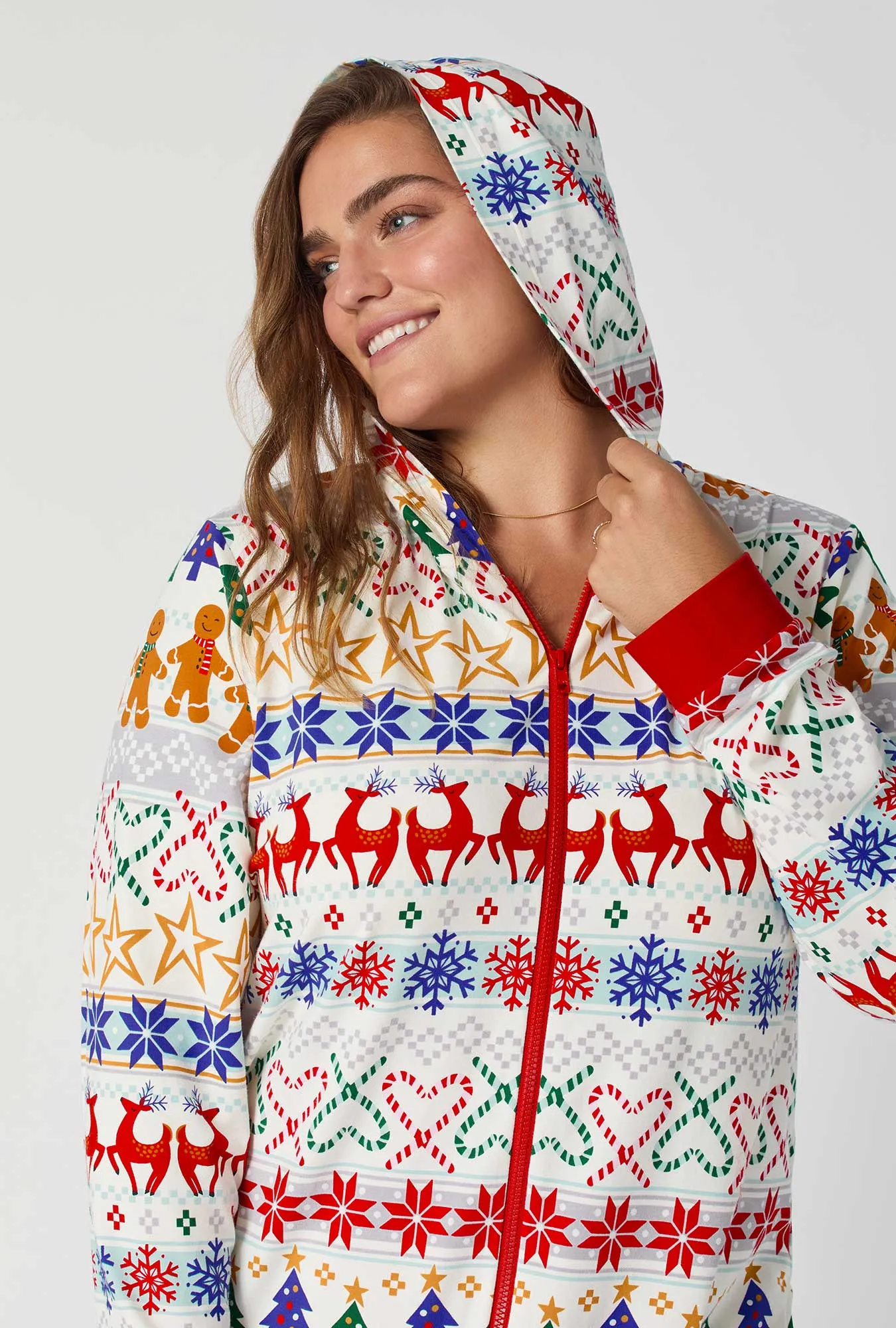 Deck The Halls Long Sleeve Stretch Jersey Unisex Onesie sold by BedHead product image thumbnail 4