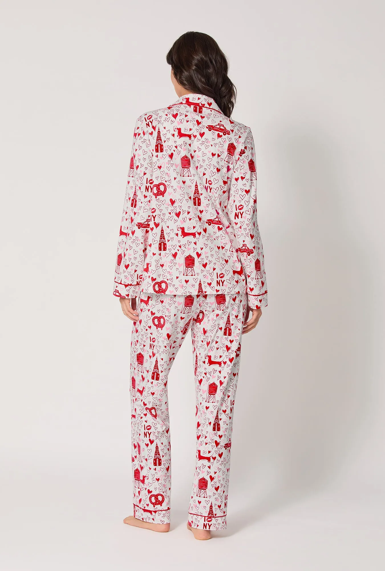 Heart Of The City Long Sleeve Classic Stretch Jersey Pj Set sold by BedHead product image thumbnail 3