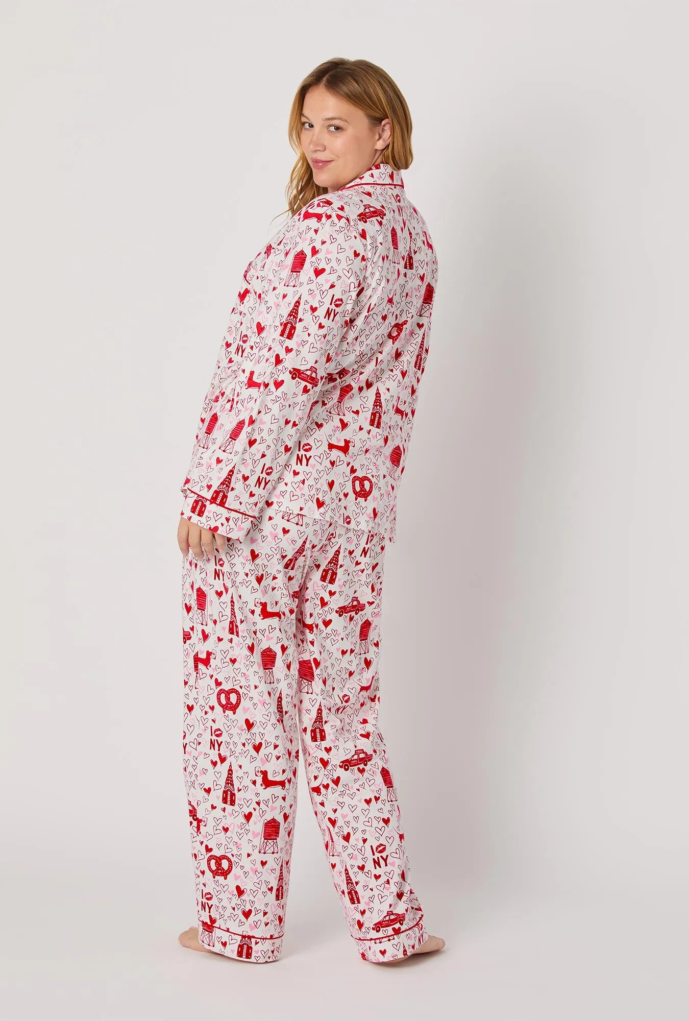 Heart Of The City Long Sleeve Classic Stretch Jersey Pj Set sold by BedHead product image thumbnail 5