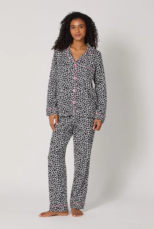 Viola Long Sleeve Classic Stretch Jersey Pj Set sold by BedHead