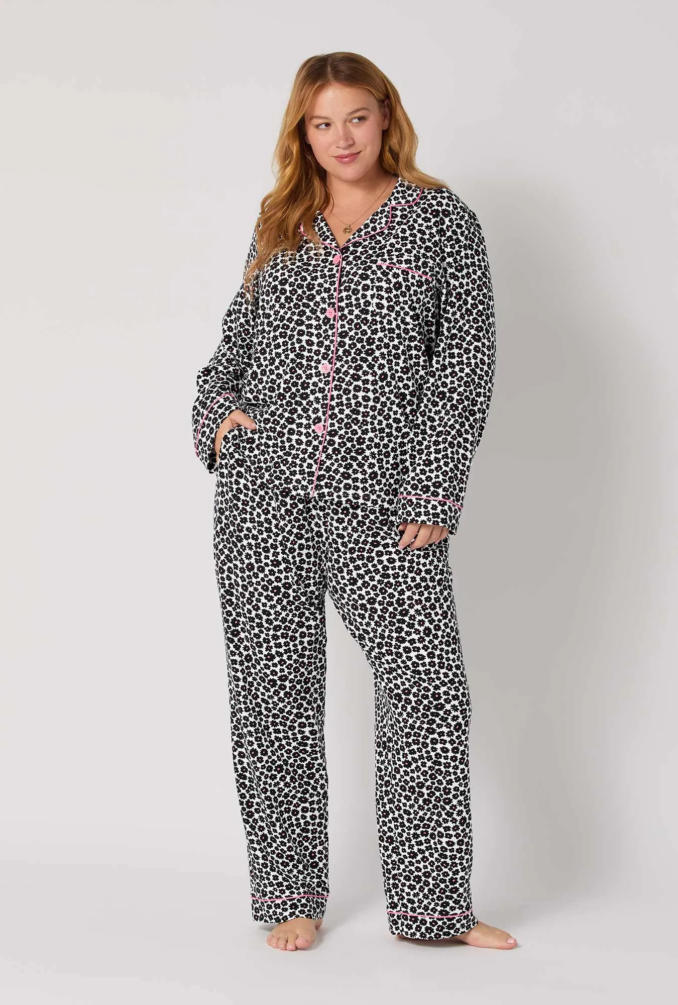 Viola Long Sleeve Classic Stretch Jersey Pj Set sold by BedHead product image thumbnail 5