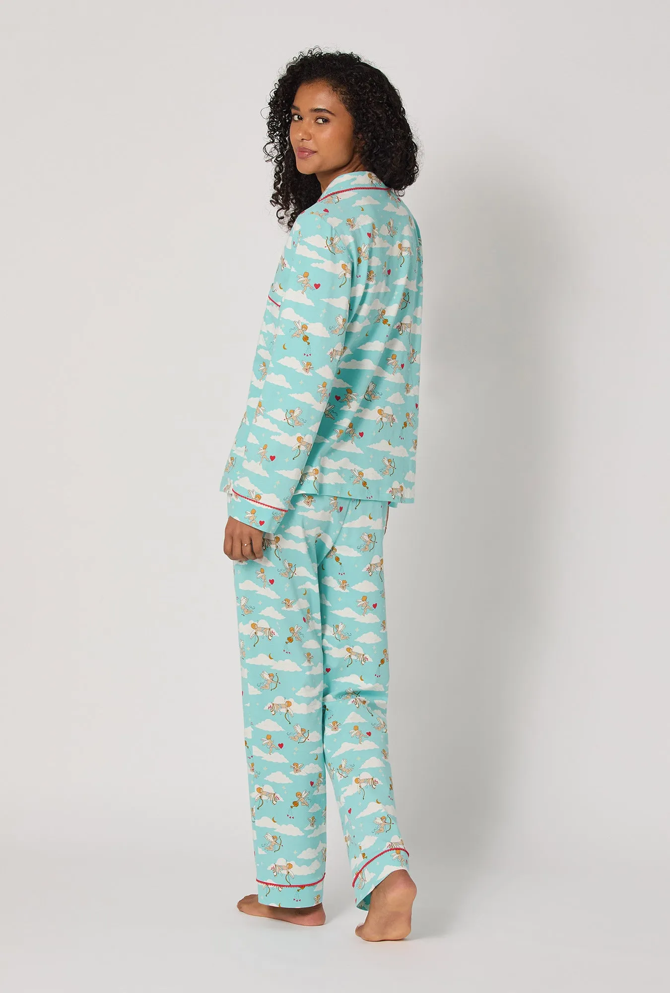 Cheeky Cupid Long Sleeve Classic Stretch Jersey Pj Set sold by BedHead product image thumbnail 3