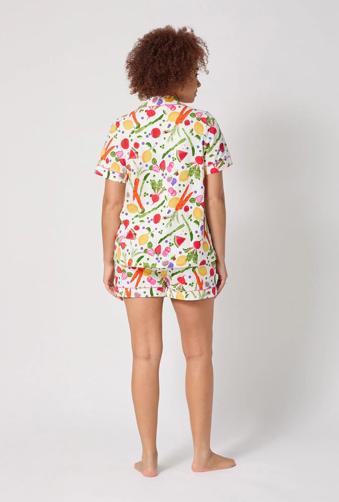 Organic Garden Short Sleeve Classic Shorty Stretch Jersey Pj Set sold by BedHead product image thumbnail 4