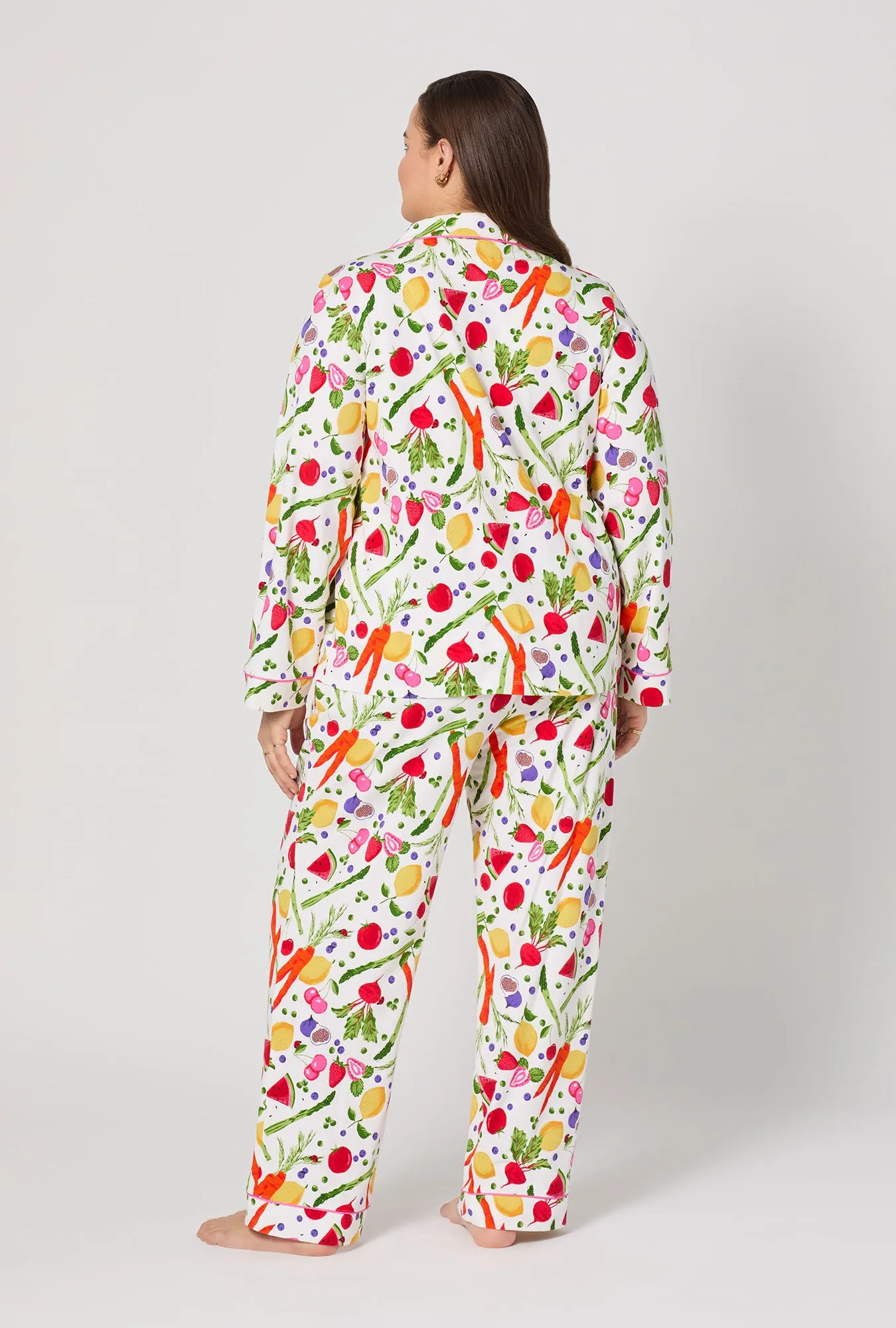 Organic Garden Long Sleeve Classic Stretch Jersey Pj Set sold by BedHead product image thumbnail 5