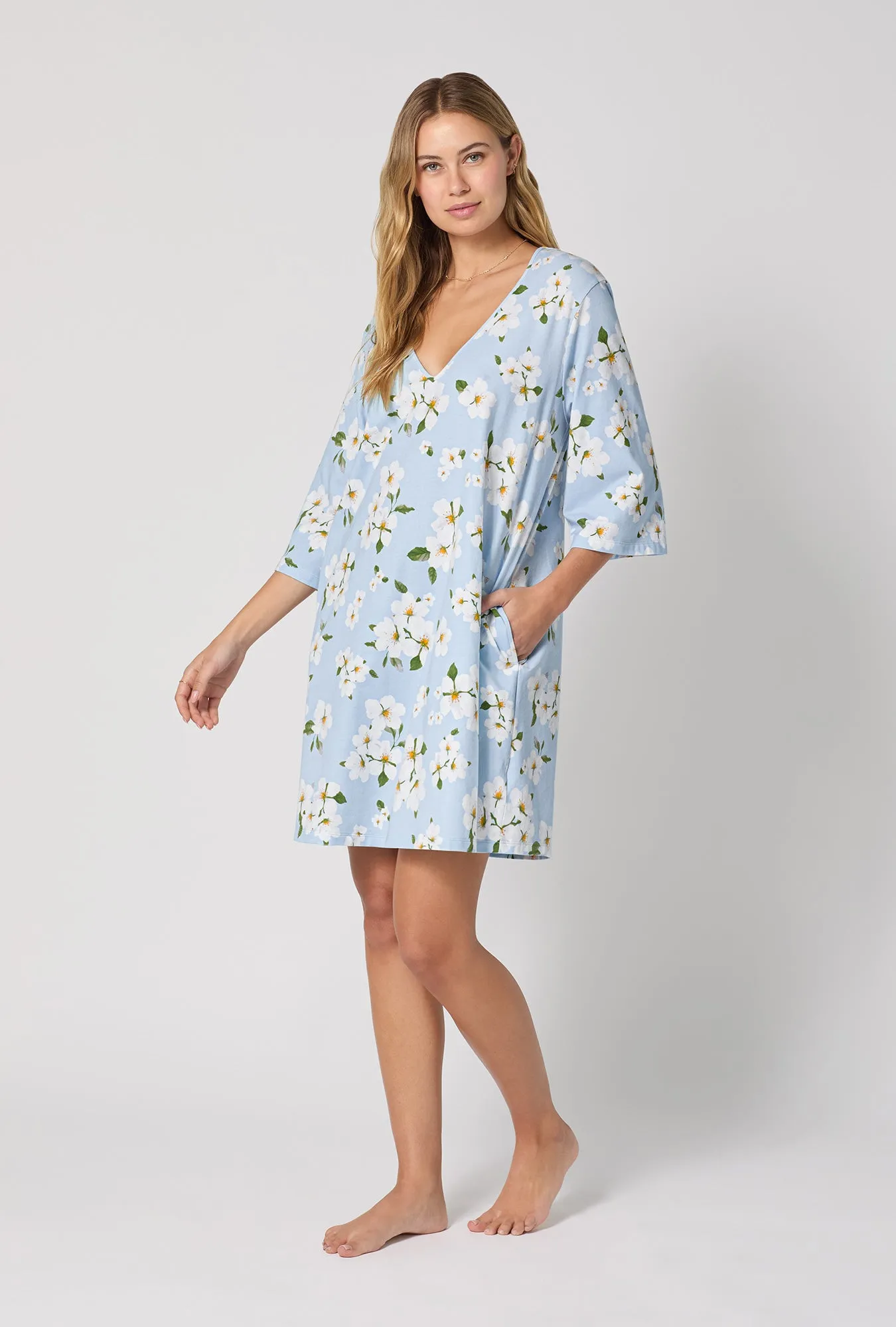Magnolia Breeze Stretch Jersey Sleep Dress sold by BedHead product image thumbnail 2