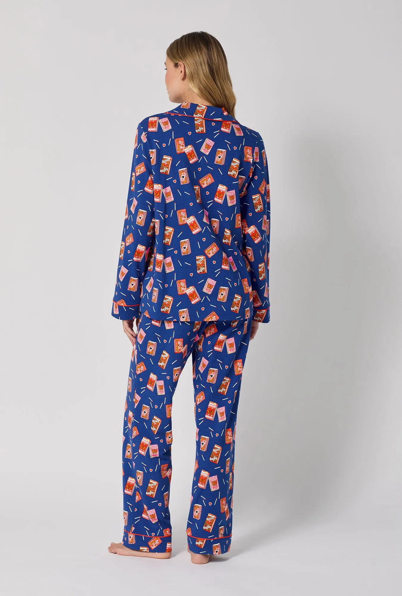 Perfect Match Long Sleeve Classic Stretch Jersey PJ Set sold by BedHead product image thumbnail 3
