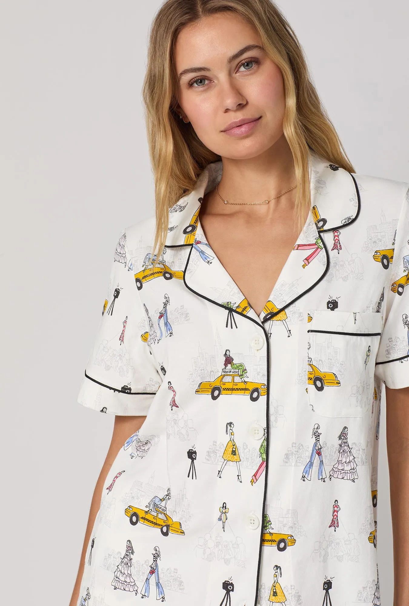 Fashion Week Short Sleeve Classic Shorty Stretch Jersey Pj Set sold by BedHead product image thumbnail 5